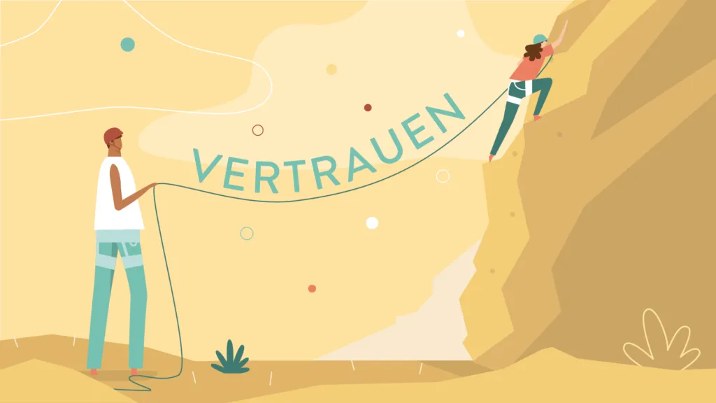 Erklärvideo für ARGE Niederösterreich von Polarfux - Szene Klettern Vertrauen