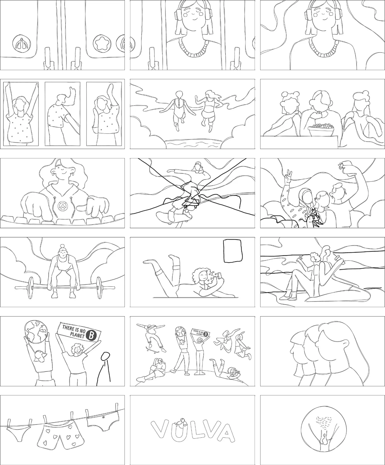 Erklärvideo für Stadt Wien von Polarfux - Storyboard Teil 1