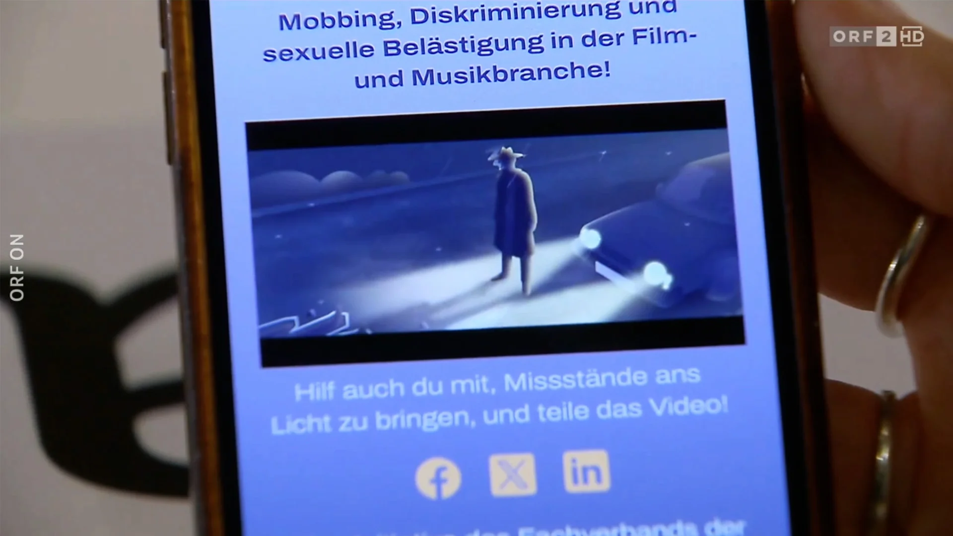 Erklärvideo für FAMA von Polarfux - Screenshot - ORF Beitrag