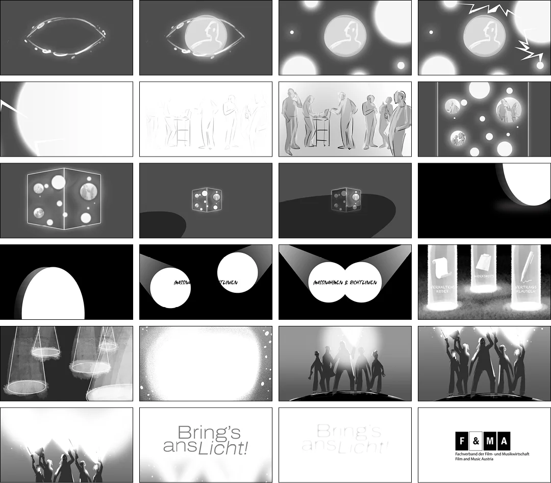 Erklärvideo für FAMA von Polarfux - Storyboard Teil 3