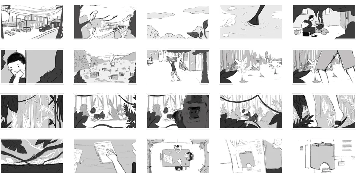 Erklärvideo Likano von Polarfux - Storyboard Teil 2