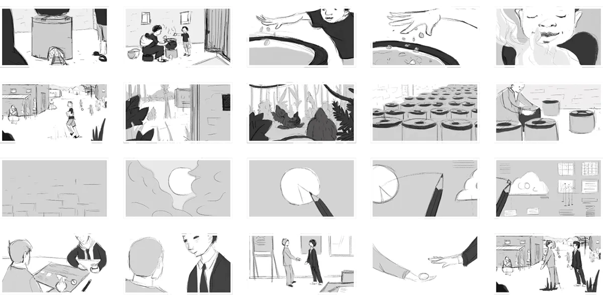 Erklärvideo Likano von Polarfux - Storyboard Teil 1