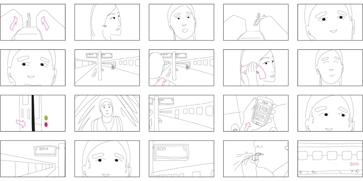 Imagevideo für ÖBB von Polarfux - Storyboard Teil 2